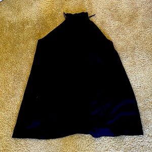 Black mini dress